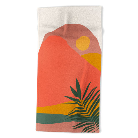 Oris Eddu Tropical Landscape Beach Towel