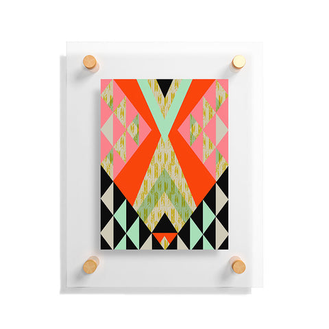 Pattern State Arrow Quilt Floating Acrylic Print