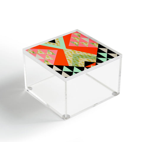 Pattern State Arrow Quilt Acrylic Box
