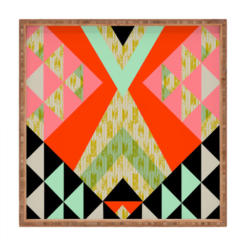 Pattern State Arrow Quilt Square Tray