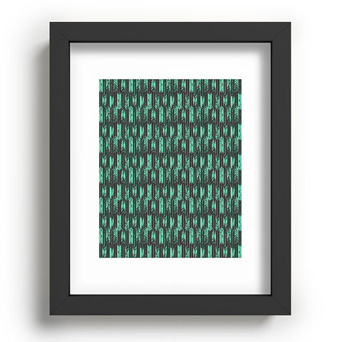 Pattern State Arrow Spearmint Recessed Framing Rectangle