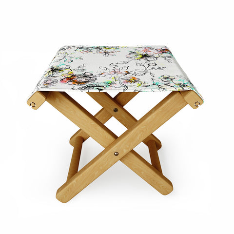 Pattern State Camp Floral Folding Stool