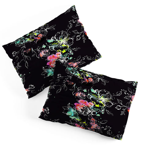 Pattern State CAMP FLORAL MIDNIGHT SUN Pillow Shams