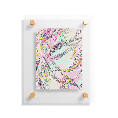 Pattern State Feather Desert Floating Acrylic Print