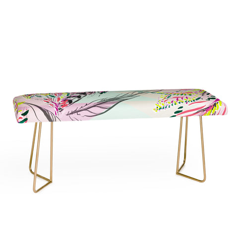 Pattern State Feather Desert Bench