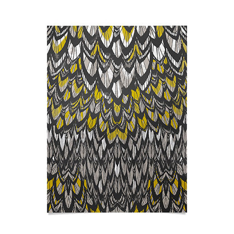 Pattern State Flock Gold Poster