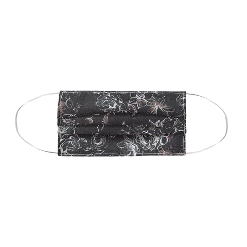 Pattern State Floral Charcoal Linen Face Mask