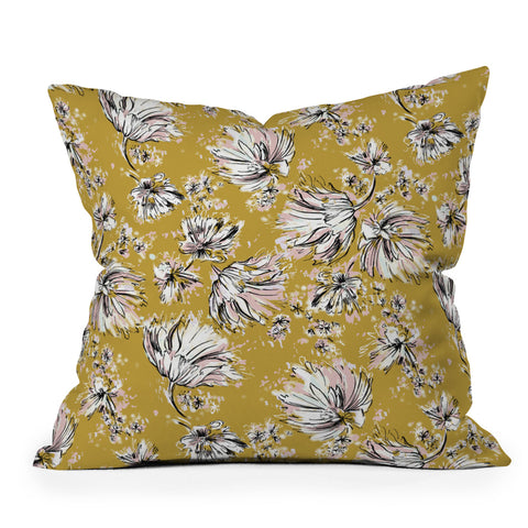 Pattern State Floral Meadow Throw Pillow