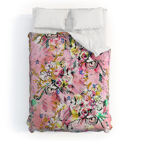 Pattern State Floral Painter Comforter