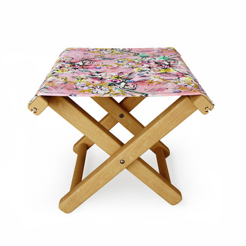 Pattern State Floral Painter Folding Stool