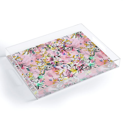 Pattern State Floral Painter Acrylic Tray