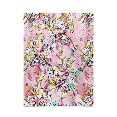 Pattern State Floral Painter Poster