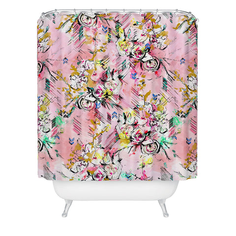 Pattern State Floral Painter Shower Curtain
