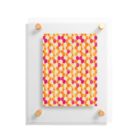 Pattern State Hex Floating Acrylic Print