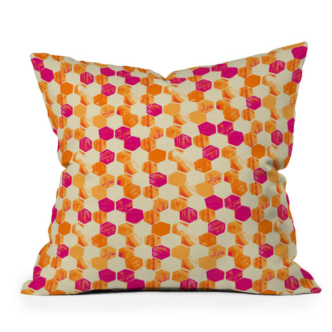 Pattern State Hex Throw Pillow