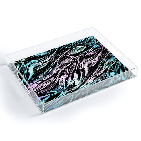 Pattern State Marble Magic Acrylic Tray