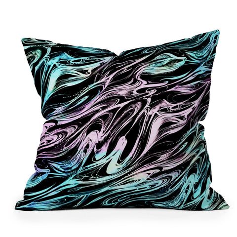 Pattern State Marble Magic Throw Pillow