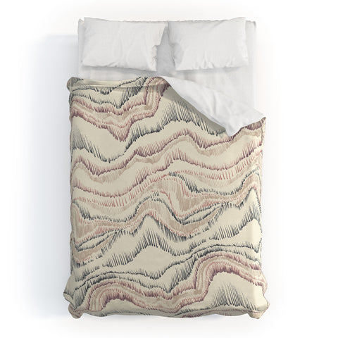 Pattern State Marble Sketch Duvet Cover