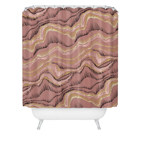 Pattern State Marble Sketch Sedona Shower Curtain