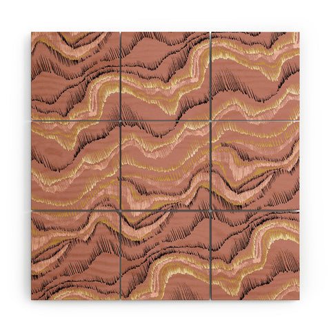 Pattern State Marble Sketch Sedona Wood Wall Mural