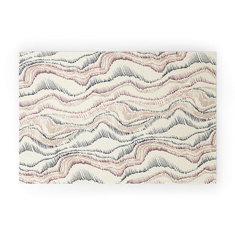 Pattern State Marble Sketch Welcome Mat
