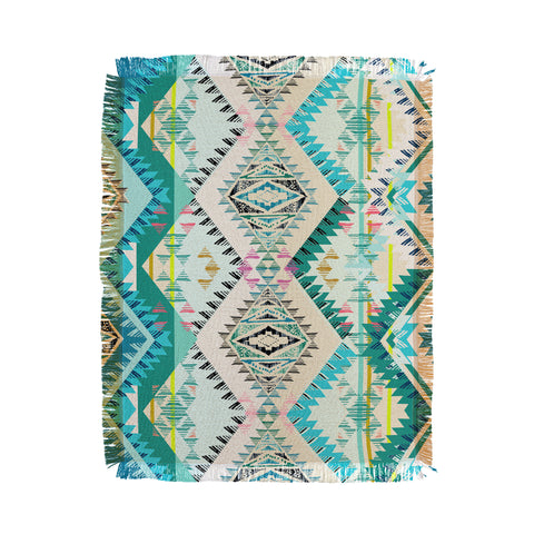 Pattern State Marker Southern Moon Throw Blanket