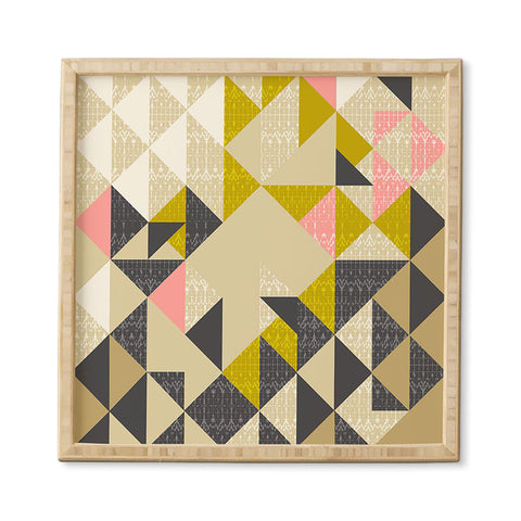 Pattern State Nomad Quilt Framed Wall Art