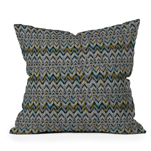 Pattern State Pyramid Line North Throw Pillow