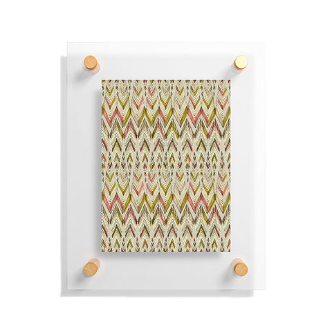 Pattern State Pyramid Line West Floating Acrylic Print
