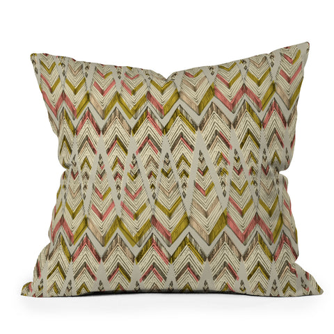 Pattern State Pyramid Line West Throw Pillow