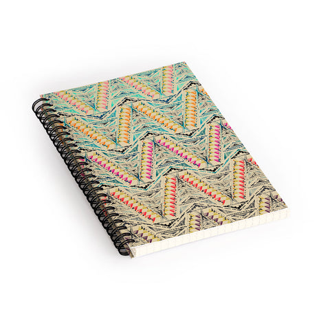 Pattern State Teepee Spiral Notebook