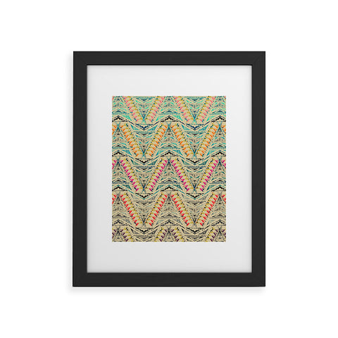 Pattern State Teepee Framed Art Print