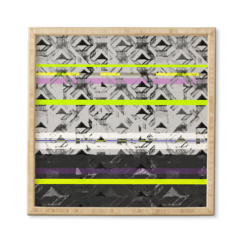 Pattern State Triangle Lands Framed Wall Art