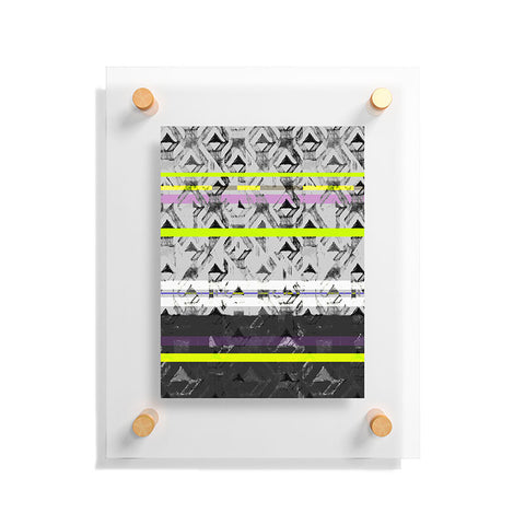Pattern State Triangle Lands Floating Acrylic Print