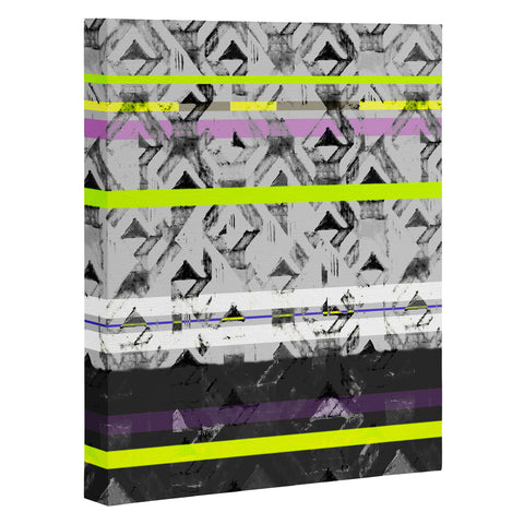 Pattern State Triangle Lands Art Canvas