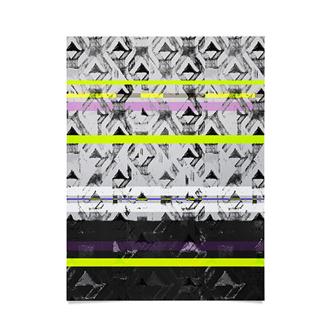 Pattern State Triangle Lands Poster