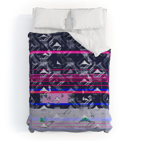 Pattern State Triangle Seas Duvet Cover