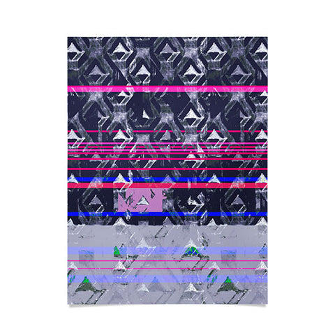 Pattern State Triangle Seas Poster