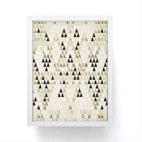 Pattern State Triangle Standard Framed Mini Art Print