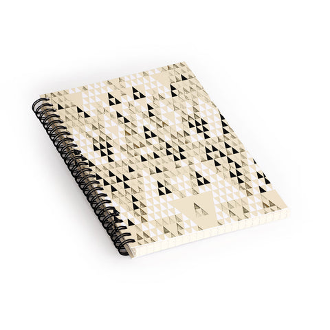 Pattern State Triangle Standard Spiral Notebook