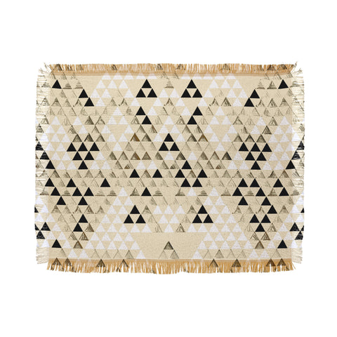 Pattern State Triangle Standard Throw Blanket