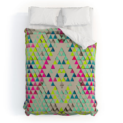 Pattern State Triangle Summer Duvet Cover