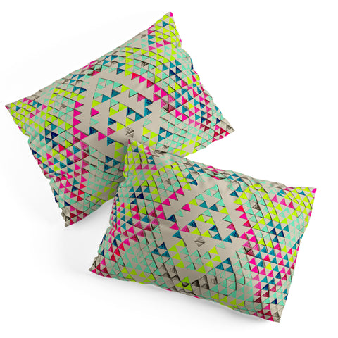 Pattern State Triangle Summer Pillow Shams