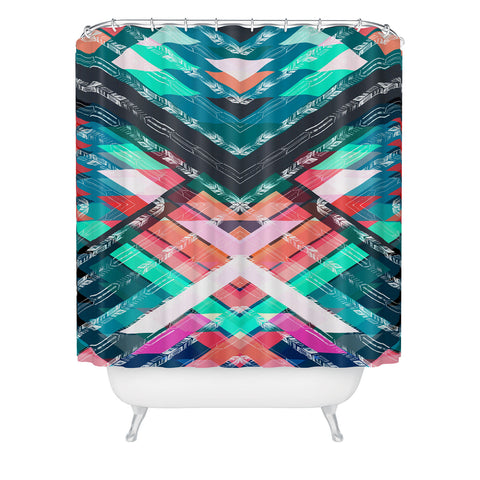 Pattern State Valencia Fest Shower Curtain