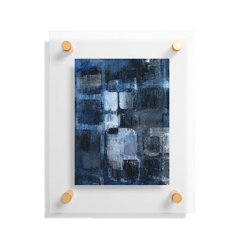 Paul Kimble Blue Squares Floating Acrylic Print