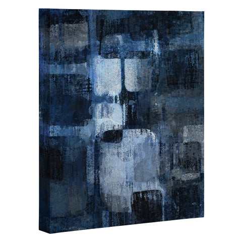 Paul Kimble Blue Squares Art Canvas