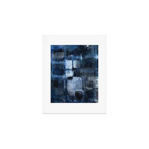 Paul Kimble Blue Squares Art Print