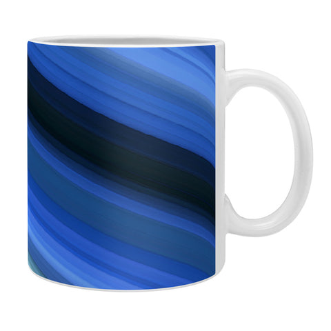 Paul Kimble Blue Stripes Coffee Mug