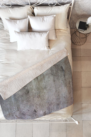 Paul Kimble Concrete Fleece Throw Blanket