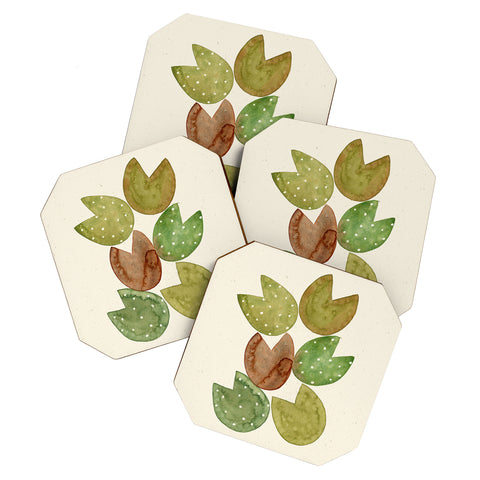 Pauline Stanley Lilly Pads Coaster Set